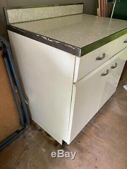 Vintage metal kitchen cabinet