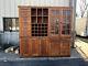 Vintage Oak School House Cabinet Awesome Kitchen Potential 90.5w X 87 H X 15.5