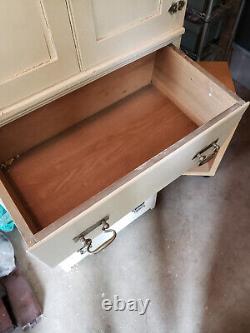 Vintage primitive kitchen doctors cabinet hickory