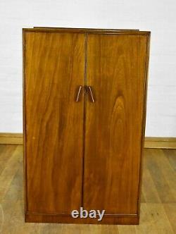 Vintage tallboy side cabinet linen cupboard