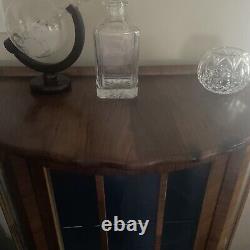 Vintage wood curio cabinet