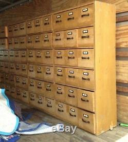Vintage wooden apothecary Cabinet Drawer Unit