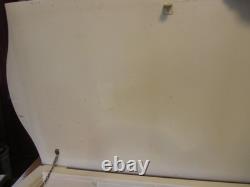 Vtg 1950s Medicine cabinet beautiful archtop beveled and engraved mirror