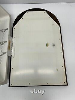 Vtg NuTone Scovill D32 Recessed Wall Medicine Cabinet Bathroom Mirror Arched