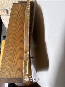 Vtg Stain Glass Bird 2 Door CABINET MEDICINE STORAGE Handmade Traverse City MI