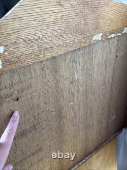 Vtg Stain Glass Bird 2 Door CABINET MEDICINE STORAGE Handmade Traverse City MI