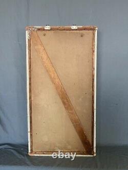 Vtg Tall 17x32 Wood Surface Mount Medicine Cabinet Cupboard Mirror Old 48-21E