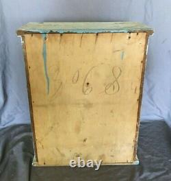 Vtg Wood Surface Mount Medicine Cabinet Shabby Country Cottage Chic 430-22B