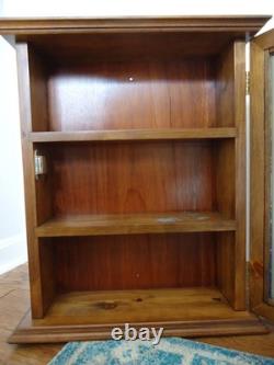 Vtg Wooden Wall Cabinet Hanging Cabinet, Lake House, Man Cave, Canoe, Fishing
