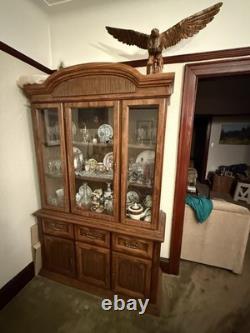 Walnut Hardwood China Cabinet