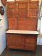 Wasmuth-endicott Kitchen Maid Antique Oak Hoosier Cabinet, Great Condition