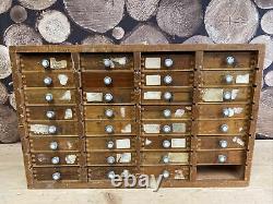 Watchmakers Tool Storage Cabinet Vintage Drawers