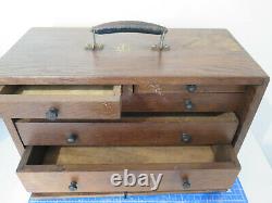 Watchmakers / engineers / wooden tool chest / vintage cabinet / L45 xW20 xH28