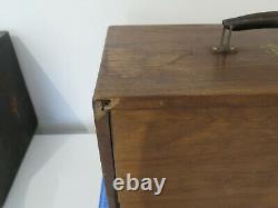 Watchmakers / engineers / wooden tool chest / vintage cabinet / L45 xW20 xH28