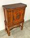 Wedding/housewarming Gift, 1700s Antique French Solid Oak Drinks Cabinet (withkey)