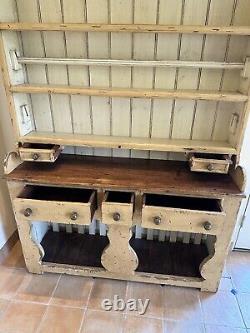 Welsh dresser / china hutch- country provincial style