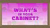 What S In Your Cabinets