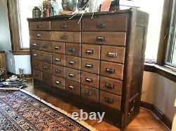 Wonderful Antique General Country Store Apothecary Cabinet