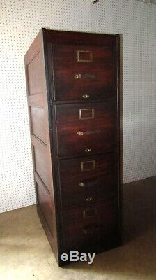 Wood File Cabinet