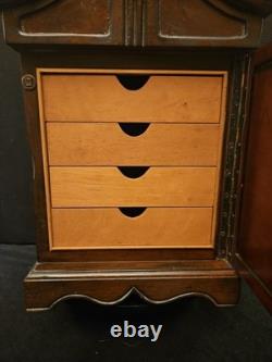 Wooden Cigar Antique Humidor Armour Cabinet