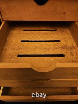 Wooden Cigar Antique Humidor Armour Cabinet