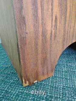 Wooden Heart Cutout Freestanding Cabinet 32 Tall 22x19 Printer Microwave Stand