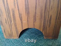Wooden Heart Cutout Freestanding Cabinet 32 Tall 22x19 Printer Microwave Stand