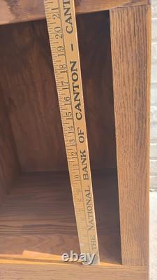 Wooden Heart Cutout Freestanding Cabinet 32 Tall 22x19 Printer Microwave Stand