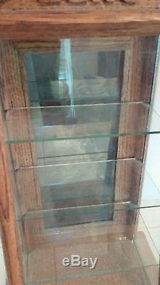 ZENO Chewing Gum Wooden Antique Counter Display Case